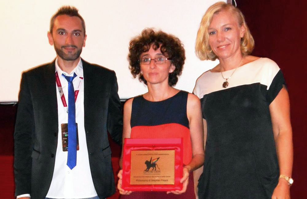 Daniel N. Casagrande, Queer Lion director, Alessandra Tieri, press office manager at Lucky Red (italian distributor of "Philomena"), Sen. Josefa Idem