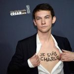 At the 40th César Awards, Kirill Emelyanov didn't win the Best Promising Actor award for his role in Eastern Boys (running for Queer Lion Award 2013); but showed his support to Charlie Hebdo on the red carpet