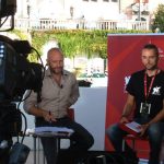 Daniel N. Casagrande, director of Queer Lion, live on Rainews.it, interviewed by Lorenzo Di Las Plassas