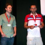 Gabriel Fleming & Daniel N. Casagrande at the european premiere of The Lost Coast at sala Zorzi