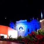 Night view of Palazzo del Cinema — presso Mostra Del Cinema Di Venezia