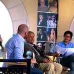 Tinto Brass, president of Queer Lion jury, interviewed live on Rainews.it by Lorenzo Di Las Plassas