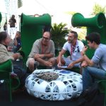 Tinto Brass, Massimo Benvegnù, Daniel N. Casagrande, Boyd van Hoeij at the final jury meeting