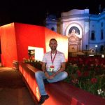 After midnight, out of the last screening, in front of Palazzo del Cinema. Daniel N. Casagrande