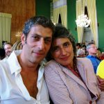 Antonio Merone (starring in Un altro pianeta) & Anna Paola Concia at the Queer Lion ceremony