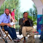 Tinto Brass, president of Queer Lion jury, interviewed live on Rainews.it by Lorenzo Di Las Plassas