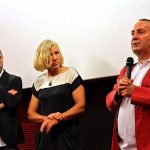 September 7th, 2013. Queer Lion special debate, "Fighting Homophobia: How?". QL president Daniel N. Casagrande , with Sen. Josefa Idem, Franco Grillini