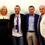 September 7th, 2013. Sen. Josefa Idem, Queer Lion director Daniel N. Casagrande, MP Alessandro Zan and Daniele Sartori