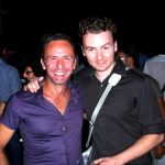 Marco Busato & Gabriel Fleming (director of The Lost Coast) at the Queer Lion opening party