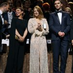 THE FAVOURITE World Premiere: Yorgos Lanthimos, Olivia Colman, Emma Stone, Nicholas Hoult and Joe Alwyn (Photo by Marco Visca Studio)
