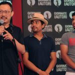 Queer Lion ceremony: Enrique Salanic, Manolo Herrera (attori), Li Cheng (regista)
