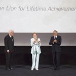 Sep 02 - Julie Andrews receiving the Golden Lion for Lifetime Achievement (photo Marco Visca Studio)