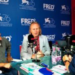 Sep 06 - Brian Robinson (Queer Lion 2019 jury president), Marco Busato (jury coordinator), Angelo Acerbi (Fred Film Radio)